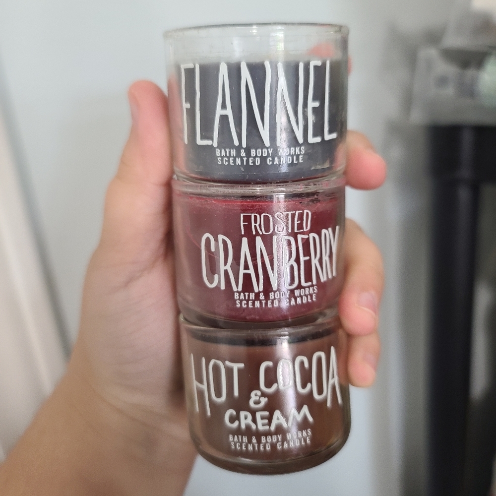 Mini candles bath and body works